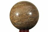Golden Amphibolite Sphere - Western Australia #208007-2